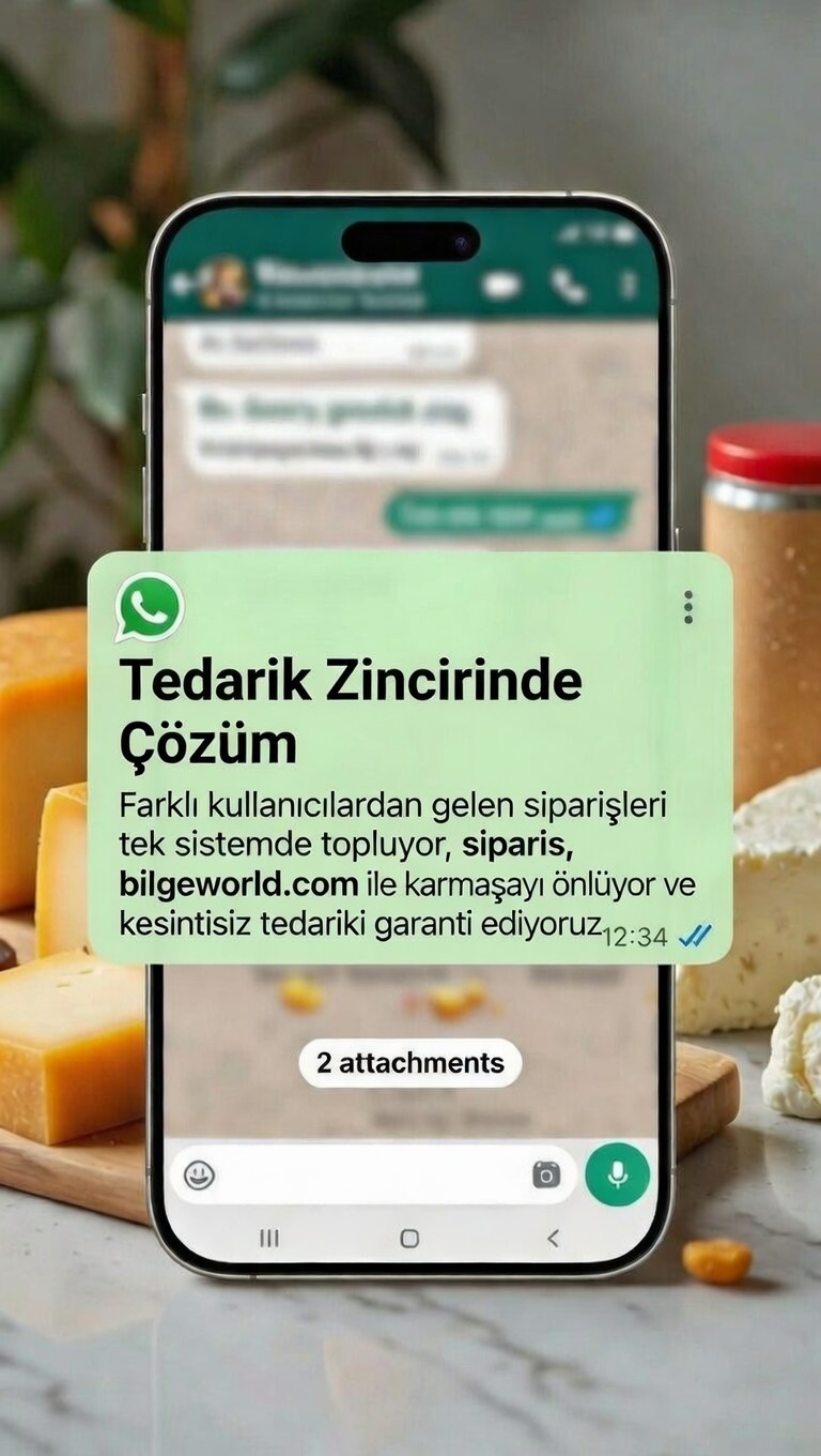 WhatsApp Sipariş Sistemi Tanıtım 3